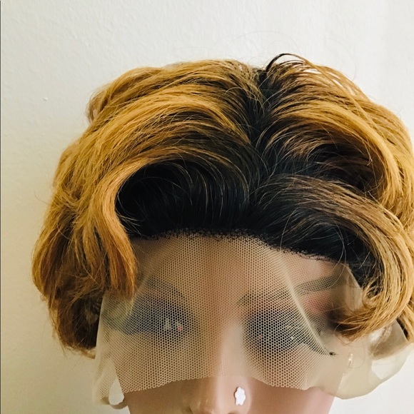 Two-Tone Messi Yannick Curls Hair  Look Very Natural With Lace At The Front - Picture 2 of 4